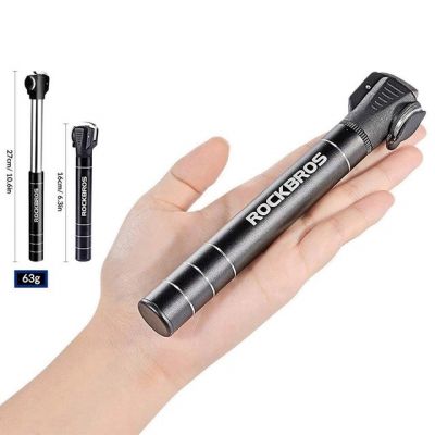 2. Pompka rowerowa Rockbros JG-1040B mała - czarna