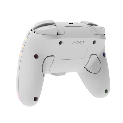 7. PDP Afterglow Wave Biały USB Gamepad Analogowa/Cyfrowa Nintendo Switch, Nintendo Switch Lite, Nintendo Switch OLED