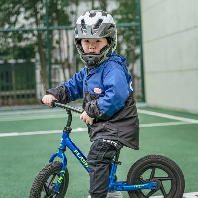 2. Kask rowerowy Rockbros TS-61 10110061006 dziecięcy z odpinaną szczęką rozmiar M (54-57) - szary