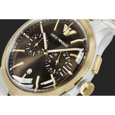4. Zegarek Męski Emporio Armani Dario Chronograph AR80084SET + BOX