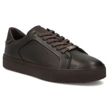 Skórzane półbuty męskie sneakersy brązowe Filippo MP8274