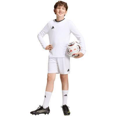 9. Koszulka dla dzieci adidas Entrada 26 Long Sleeve Jersey biała KF5874