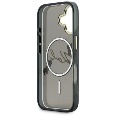 7. Etui Karl Lagerfeld IML Choupettes Karl  Script Logo MagSafe na iPhone 17 - czarne