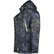 Kurtka męska granatowa Softshell Geographical Norway Techno (WU4549H-GN-NAVY-GREEN)