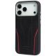3. Etui Audi R8 Genuine Leather MagSafe do iPhone 17 Pro - czarno-czerwony