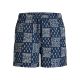 Jack&Jones męskie szorty do pływania JPSTMAUI SHELL AOP SWIM SHORTS REG 12291808 PAGEENT BLUE
