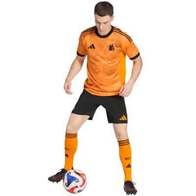 8. Koszulka męska adidas AS Roma 25/26 pomarańczowa JP4801