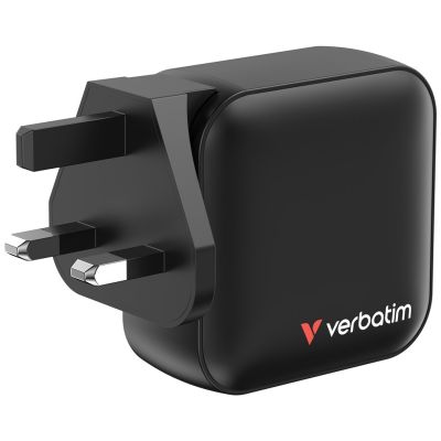 8. Verbatim Mini GaN Ładowarka 100W 3xUSB-C PD, 1xUSB-A QC 3.0