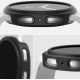 2. Etui Ringke Slim 2-pack na Samsung Galaxy Watch 8 40 mm - przezroczyste-czarny mat