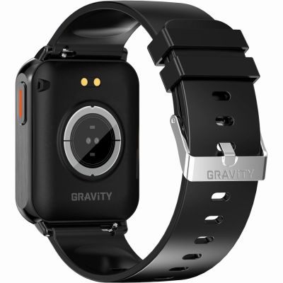 11. Smartwatch Gravity Czarny 2 Paski GT17-7