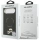 8. Etui Karl Lagerfeld Karl & Choupette Pins MagSafe na iPhone Air - czarne