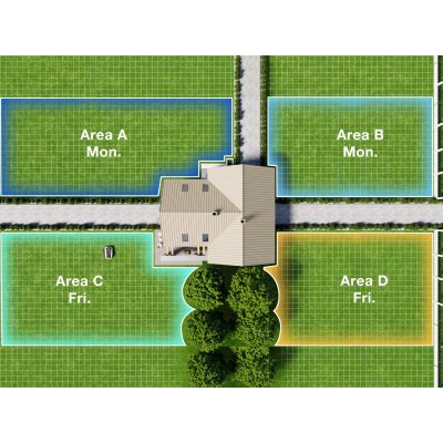 12. Ecovacs GOAT A3000 LiDAR PRO EU Kosiarka robot Bateria Czarny, Biały