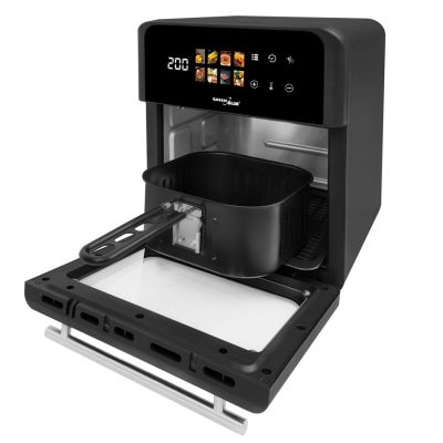 24. GREENBLUE FRYTKOWNICA BEZTŁUSZCZOWA AIR FRYER, MOCNA 1800W, POJEMNOŚĆ 10L, 8 PROGRAMÓW, AKCESORIA, TIMER GB950