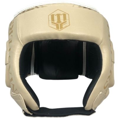 Kask bokserski MASTERS KTOP-PU-MATT beżowy