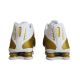 4. Buty sportowe Nike Shox R4 Metallic Gold White (GS) Złote - CW2626-700