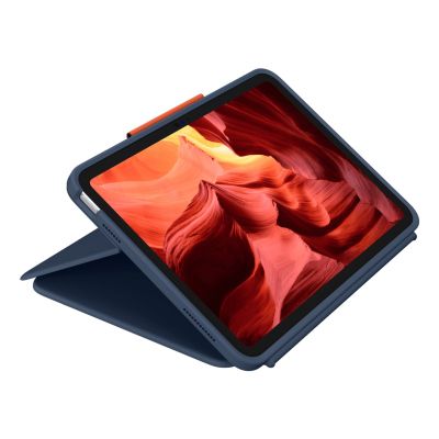 10. Logitech Rugged Combo 4 Touch QWERTZ Niemiecki Smart Connector Niebieski