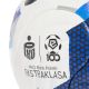 3. Piłka nożna adidas Ekstraklasa 26/27 Pro biało-niebieska KE5151