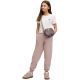 5. Spodnie dla dzieci Puma ESS Sweatpants CL FL beżowe 684898 89