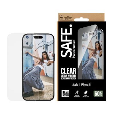 2. PanzerGlass SAFE. by ® Screen Protector iPhone Air | Ultra-Wide Fit w. EasyAligner Przezroczysta ochrona ekranu Apple 1 szt.