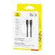 5. Kabel Baseus Silky Series 100W USB-C - USB-C 1m - czarny