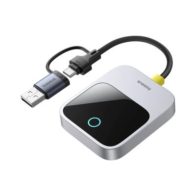 Adapter CarPlay Baseus SafeJourney Series bezprzewodowy - szary