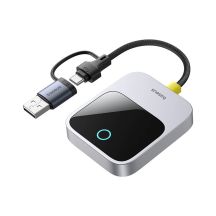 Adapter CarPlay Baseus SafeJourney Series bezprzewodowy - szary