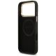7. Etui Guess 4G Logo Plate MagSafe na iPhone 17 Pro Max - czarne