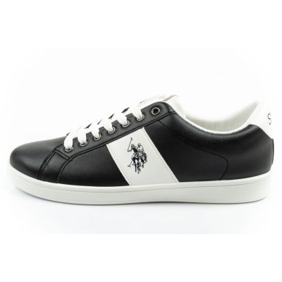 2. U.S. Polo Assn. buty trampki sneakersy męskie modne czarne wygodne