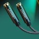 2. Kabel słuchawkowy Ugreen AV123 minijack 3.5 mm (męski) - 2x minijack 3.5mm (żeński) - czarny