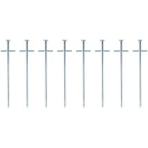 ŚLEDZIE DO NAMIOTU 18CM KPL. 8SZT METAL CAMP ACTIVE