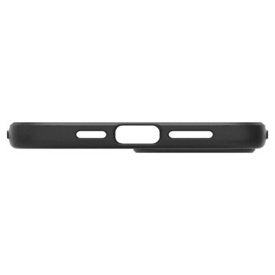 22. Etui Spigen Liquid Air na iPhone 12 / iPhone 12 Pro - czarny mat