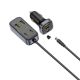 4. Ładowarka samochodowa Baseus BackseatPal L1 110W 3 x USB-A + 3 x USB-C z przedłużaczem 1,5 m - czarna