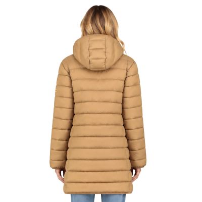 6. Kurtka damska Geographical Norway ATIKAMAP LONG HOOD TAUPE DB LADY 233 (WZ5137F/GN-TAUPE)