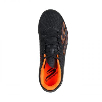 3. Buty piłkarskie dla dzieci Skechers SKX_2 czarno-pomarańczowe 252164L