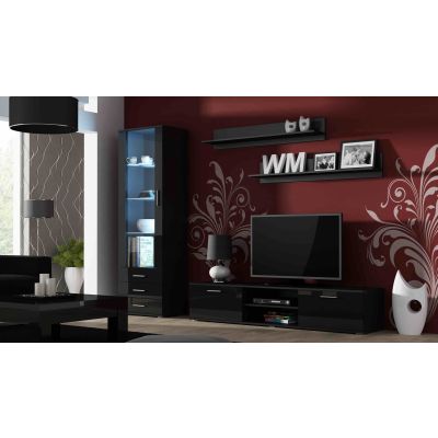 4. Witryna SOHO S1 czarny/ czarny połysk