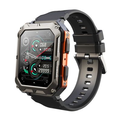 2. Smartwatch Męski Rubicon RNCF27 BLACK/ORANGE