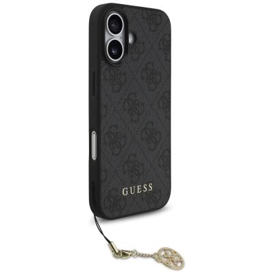 3. Etui Guess 4G Charms Collection MagSafe na iPhone 17 - czarne