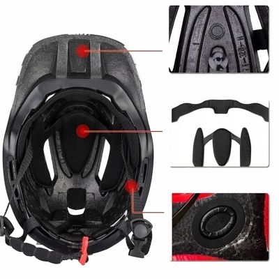 3. Kask rowerowy Rockbros TT-32SBPP-S dziecięcy z odpinaną szczęką rozmiar S - fioletowo-różowy