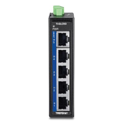 3. Trendnet TI-GLC50 przełącznik sieciowy Nie zarządzany Gigabit Ethernet (10/100/1000) Czarny