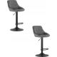 Krzesło barowe / hoker KAST3436 85-105x36x34 szare