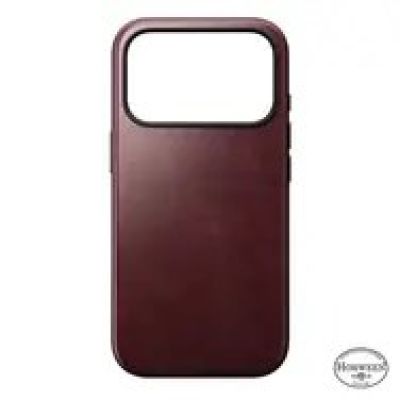 8. Nomad Modern Leather Case pokrowiec na telefon komórkowy 16 cm (6.3") Bordowy