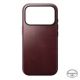 8. Nomad Modern Leather Case pokrowiec na telefon komórkowy 16 cm (6.3") Bordowy