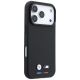 4. Etui BMW M Quadrille Kevlar Tricolor & Metal Logo MagSafe na iPhone 17 Pro Max / 18 Pro Max - czarne