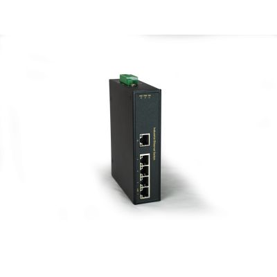 4. LevelOne IFS-0501 przełącznik sieciowy Nie zarządzany Fast Ethernet (10/100) Czarny