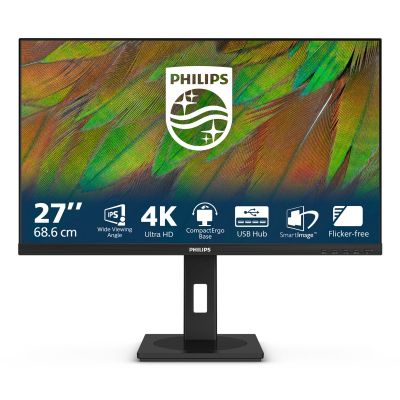 2. Monitor Philips 27" 27B1N3800/00 IPS 4K UHD 60Hz 2xHDMI DP 5xUSB głośniki