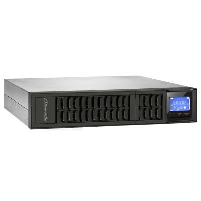 PowerWalker VFI 1000CRM LCD Podwójnej konwersji (online) 1 kVA 800 W 3 x gniazdo sieciowe