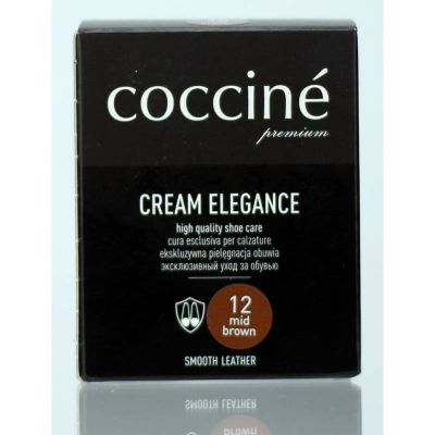 Pielęgnujący krem do obuwia średni brąz CREAM ELEGANCE Coccine