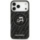 3. Etui Karl Lagerfeld IML Glitter Karl&Choupette Heads Logo MagSafe na iPhone 17 Pro Max - czarne