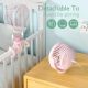 5. Momcozy przenośny wentylator do wózka, różowy