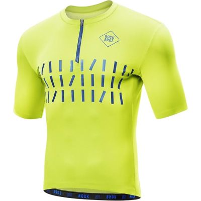 Rockbros męska koszulka rowerowa fluor L
